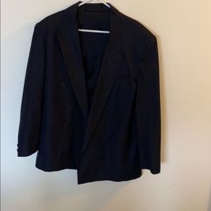 Women’s untied size medium tall black suit jacket